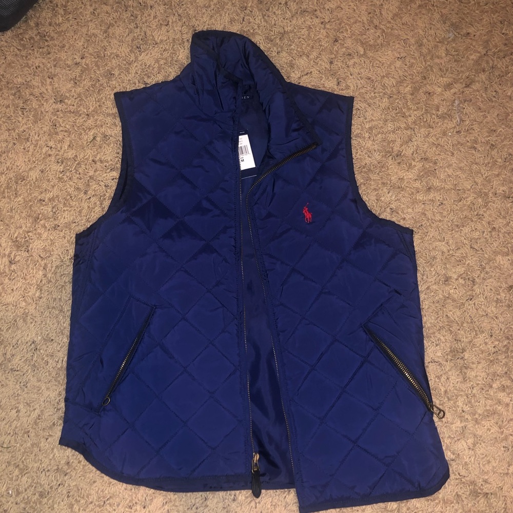 Navy blue Ralph Lauren vest